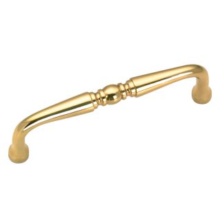 Richelieu 3 1/2 in Center to Center dia. Brass Cabinet Pull