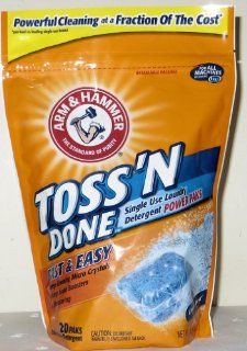 Arm & Hammer Toss 'N Done Laundry Detergent Power Paks Clean Burst 20 Packs in a Bag (Pack of 2) 40 Total Health & Personal Care