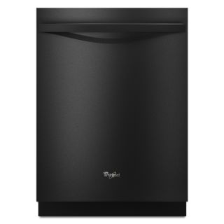 Whirlpool Gold 51 Decibel Built in Dishwasher with Stainless Steel Tub (Black) (Common 24 in; Actual 23.875 in) ENERGY STAR