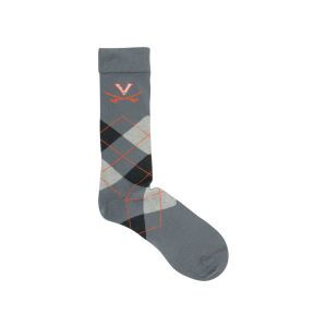 Virginia Cavaliers For Bare Feet Argyle Dress Sock