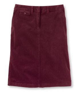 Womens Bayside Stretch Corduroy Skirt Misses