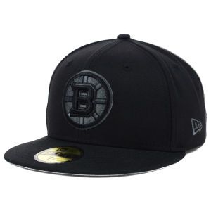 Boston Bruins New Era NHL Black Graphite 59FIFTY Cap