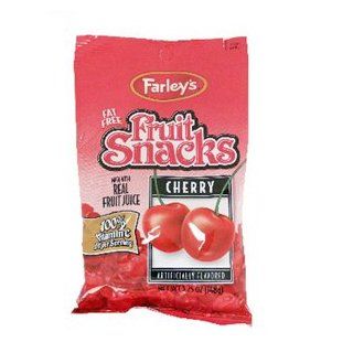 Farley Cherry Fruit Snacks 5.25 oz 12 count  Grocery & Gourmet Food
