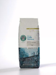 Starbucks Decaf Caffe Verona, Whole Bean Coffee (1lb)  Grocery & Gourmet Food