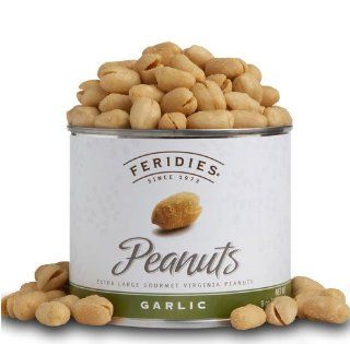 FERIDIES Garlic Virginia Peanuts, 9 Ounce Can  Grocery & Gourmet Food