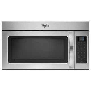 Whirlpool 30 in 2 cu ft Over the Range Microwave with Sensor Cooking Controls (Black On Stainless)