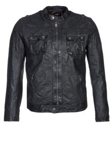 Pepe Jeans   TAYLOR   Leather jacket   blue