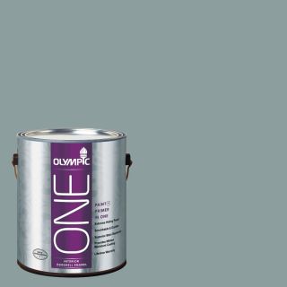 Olympic One 116 fl oz Interior Eggshell Aqua Smoke Latex Base Paint and Primer in One with Mildew Resistant Finish