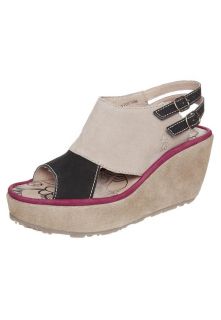 Fly London   PAZA   Wedge sandals   beige