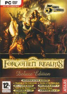 Forgotten Realms Deluxe Edition (Windows DVD) Contains the following games from the Forgotten Realms Universe Neverwinter Nights plus Shadows of Undrentide and Hordes of the Underdark expansions, Icewind Dale plus Heart of Winter expansion, Icewind Dale 2