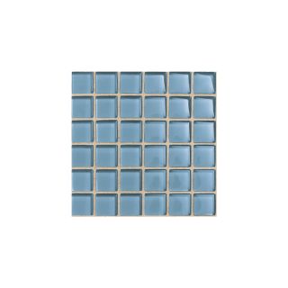 American Olean Legacy Glass Powder Glass Mosaic Square Indoor/Outdoor Wall Tile (Common 12 in x 12 in; Actual 11.87 in x 11.87 in)
