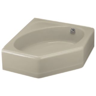 KOHLER 48 in x 44 in Mayflower Sandbar Corner Skirted Bathtub with Right Hand Drain