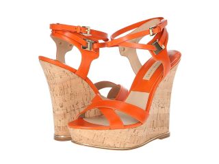 Michael Kors Collection Shana Womens Wedge Shoes (Orange)