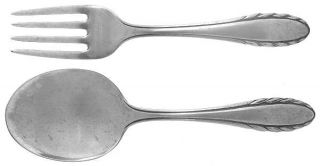 Gorham Lyric (Sterling, 1940, No Monograms) 2 Pc Baby Set (BF, BS)   Sterling, 1