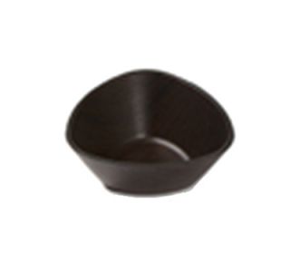 American Metalcraft 6 oz Triangular Mini Bowl   Espresso Polystyrene