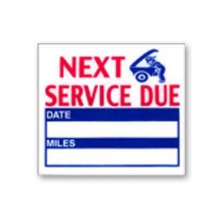 Service Due Static Sticker   200 Count  Other Products  