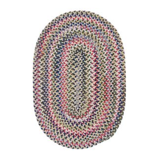 Colonial Mills Chestnut Knoll 84 in x 108 in Oval Multicolor Transitional Nylon Area Rug