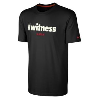 Nike LeBron #witness Mens T Shirt   Black