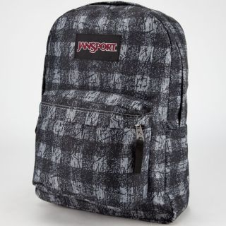 Superbreak Backpack Grey Rabbit Grunge Plaid One Size For Men 237274127