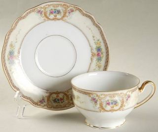 Paul Muller Linwood, The Footed Cup & Saucer Set, Fine China Dinnerware   Yellow