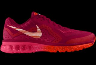 Nike Air Max 2014 iD Custom Girls Running Shoes (3.5y 6y)   Red