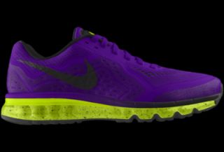Nike Air Max 2014 iD Custom Girls Running Shoes (3.5y 6y)   Purple