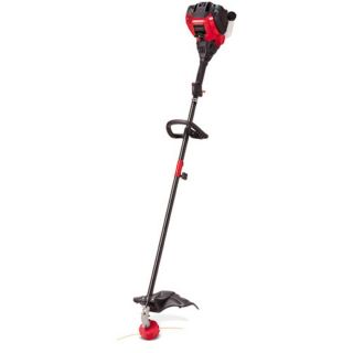 Troy Bilt 29 cc 4 Cycle 17 in Straight Shaft Gas String Trimmer Edger Capable (Attachment Compatible)