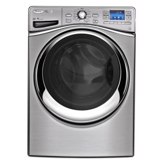 Whirlpool 4.3 cu ft High Efficiency Front Load Washer with Steam Cycle (Stainless Look) ENERGY STAR