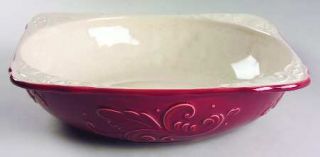 Pfaltzgraff Weir In Your Kitchen Cayenne 12 Square Vegetable Bowl, Fine China D