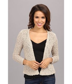 Lucky Brand Cropped Sweater Jacket Womens Sweater (Beige)