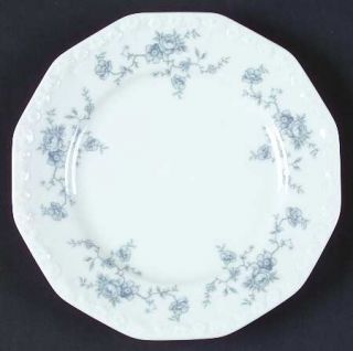 Rosenthal   Continental Blue Bouquet Bread & Butter Plate, Fine China Dinnerware