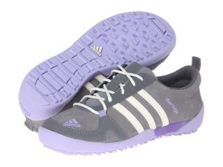 adidas Kids Daroga Leather Girls Shoes (Gray)