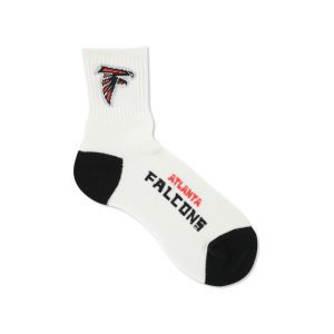 Atlanta Falcons For Bare Feet Ankle White 501 Med Sock