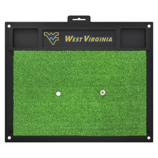 Fanmats NCAA West Virginia Mountaineers Golf Hitting Mats   Green/Black (20 L