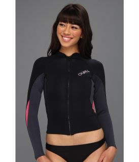 ONeill Bahia Full Zip Wetsuit Jacket Womens Swimwear (Black)