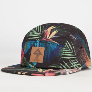 Hawaiian Safari Mens 5 Panel Hat Black One Size For Men 234759100