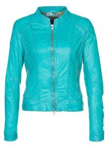 Jofama   SUE   Leather jacket   turquoise