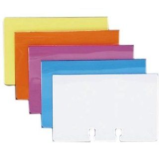 Rolodex Assorted Transparent Card Protector (67649)  Office Supplies 