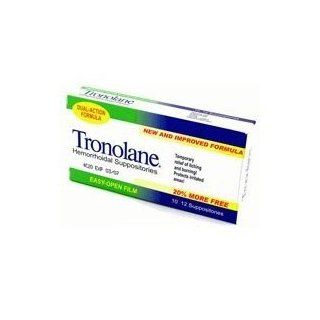 Tronolane hemorrhoidal suppositories   20 easuppositories Health & Personal Care