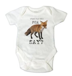 What does the fox say? Baby Onesie Infant And Toddler Bodysuits Clothing