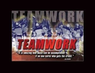 Hockey Motivational Poster Teamwork  Prints  