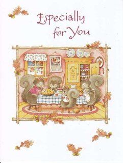 Greeting Card Thanksgiving "Especially for You" Hope This Thanksgiving  Paper Stationery 