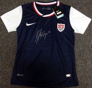 Alex Morgan Autographed Jersey   USA Style Blue   Autographed Soccer Jerseys Sports Collectibles