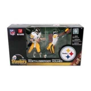 Pittsburgh Steelers Ben Roethlisberger and Santonio Holmes McFarlane Set Toys & Games