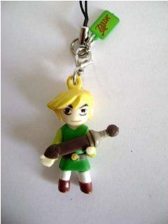 Legend of Zelda Minish Cap Link w/ Sword Phone Charm Toys & Games