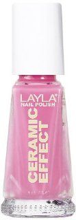 Layla Ceramic Effect Nail Polish, Sensual Pink, 1.9 Ounce  Beauty