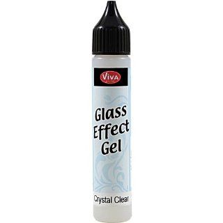 Viva Decor .8 Ounce Glass Effect Gel Pen, Transparent   Glass Vase