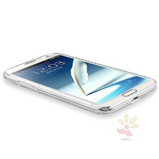 Everdaysource Compatible with Samsung Galaxy Note II N7100 Hard Plastic, White Spot Diamond Rear Cell Phones & Accessories
