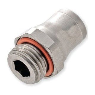 Male Connector, Tube x BSPP, 1/4 In x16mm