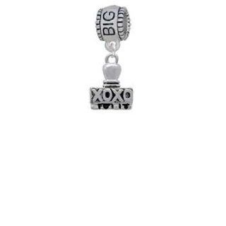 XOXO Stamp Big Sister Charm Dangle Bead Delight Jewelry Jewelry